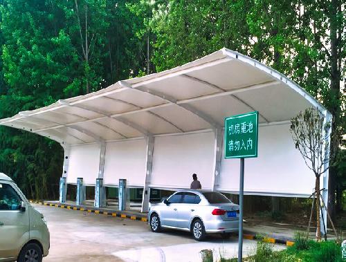宜阳车棚膜结构安装
